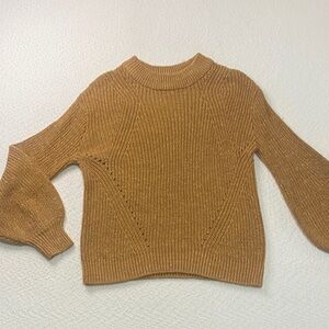 H&M Women's Gold Crew Neck Sweater